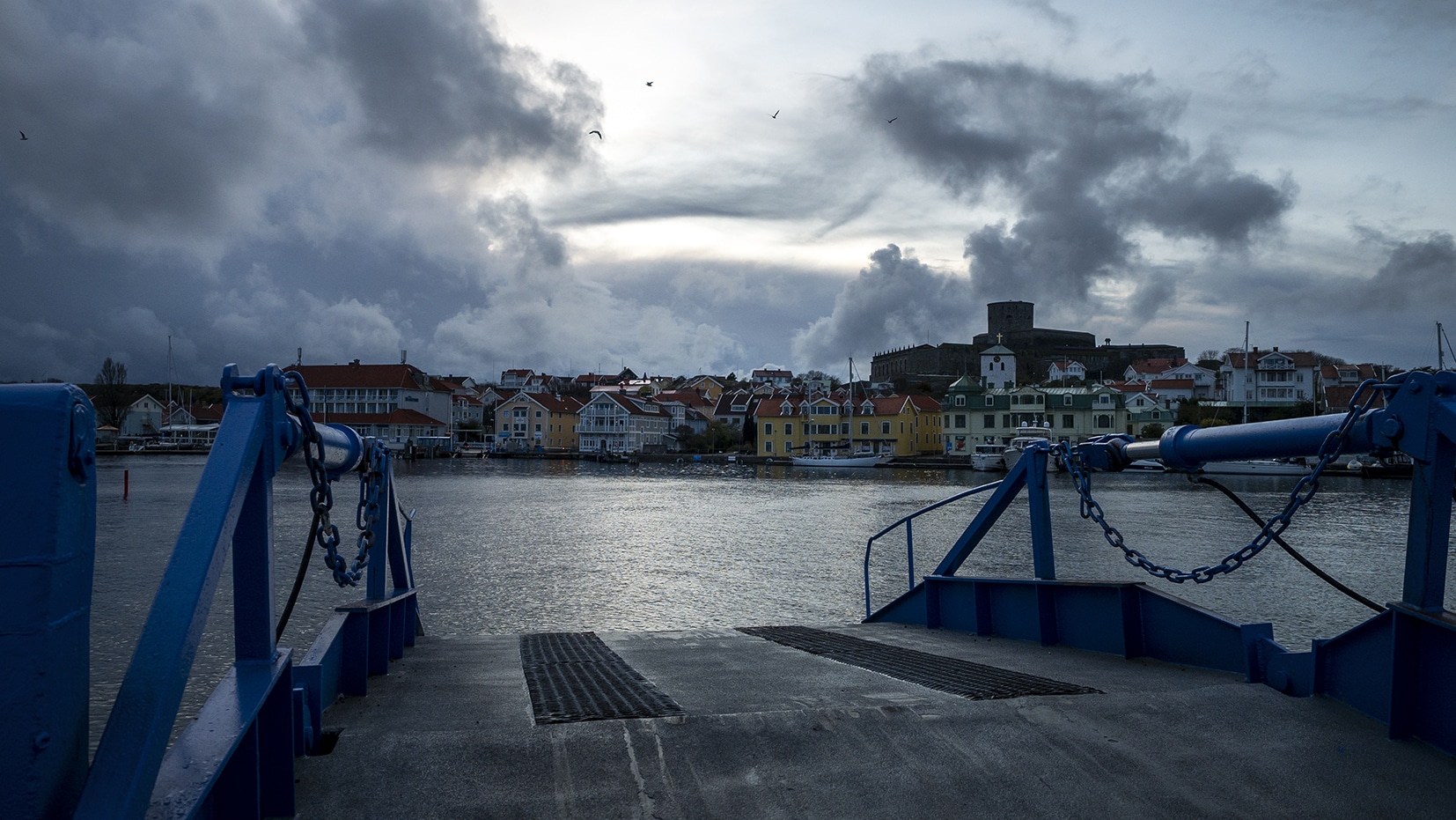 Bac Marstrand vue vieille ville