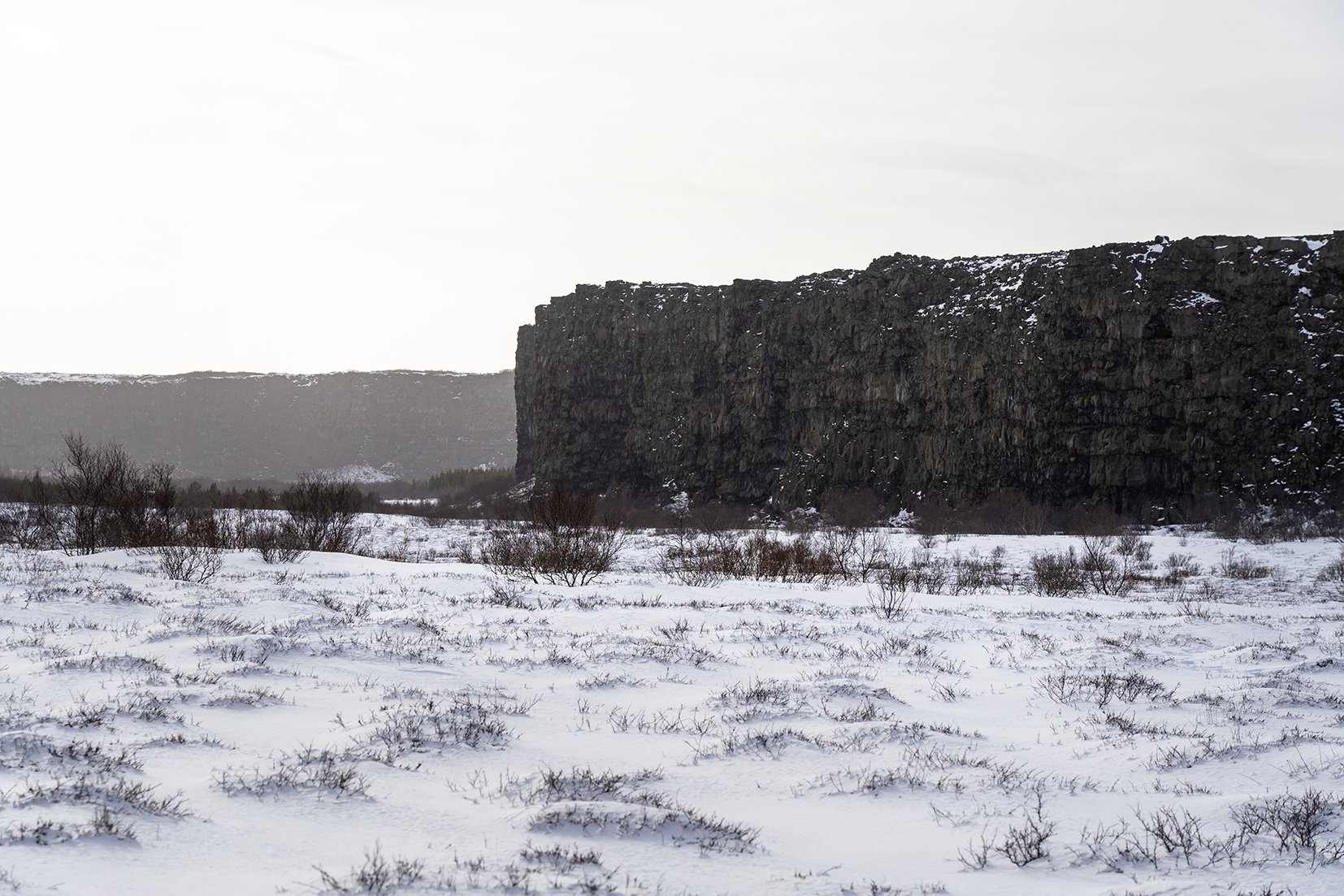 Jökulsárgljúfur Islande du Nord faille basalte