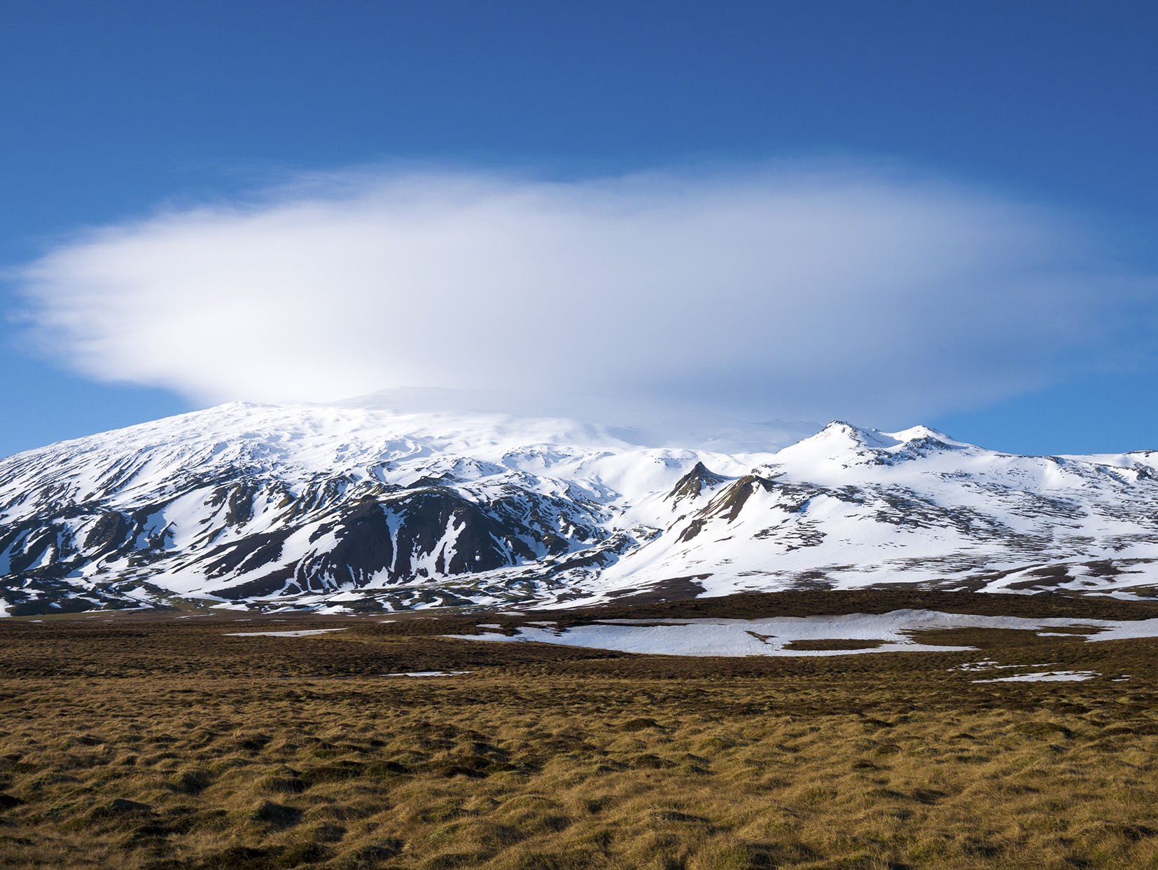 Islande en hiver Snaefellsjokull